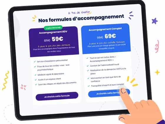 Choisir sa formule d'accompagnement RMP